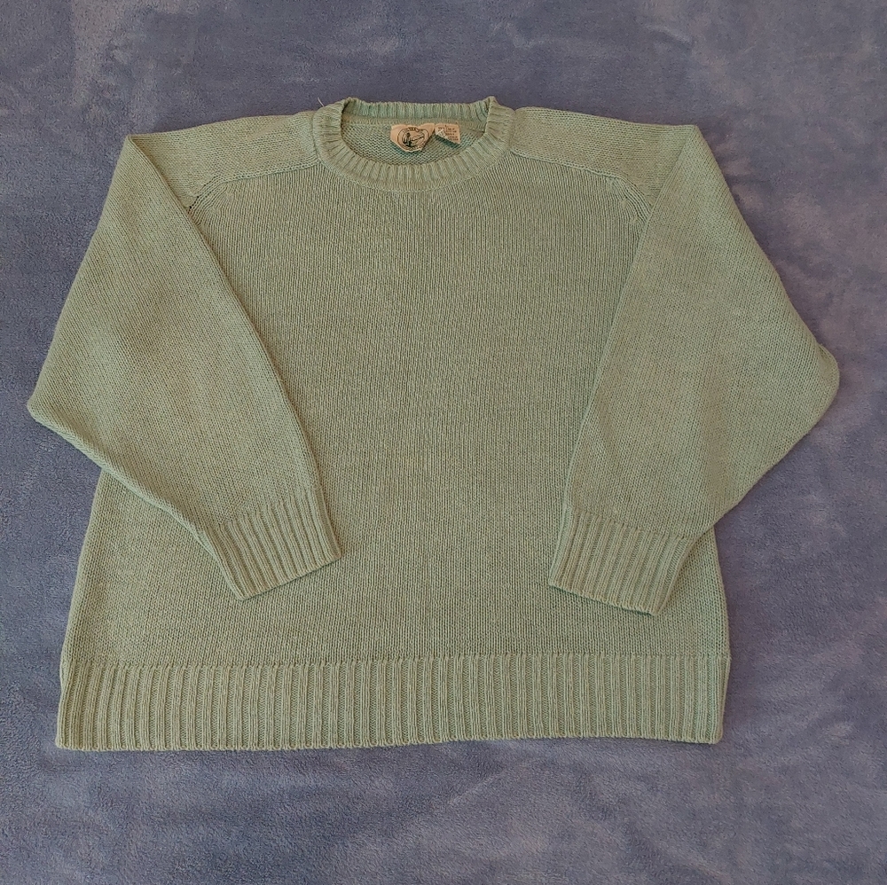 1980s Vintage Colter Bay International Women's Sweater Green Size L